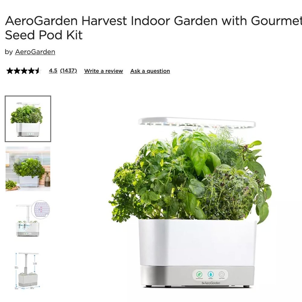 AeroGarden Harvest Indoor Garden